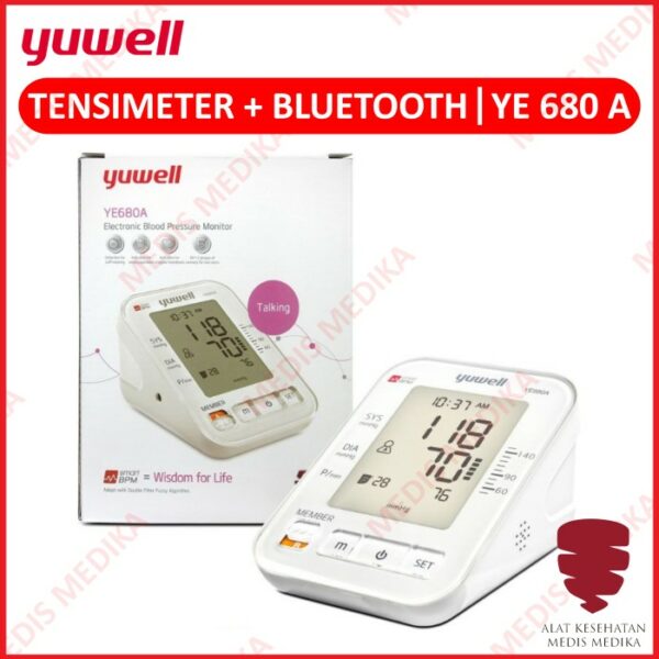 Tensimeter Digital With Bluetooth Yuwell YE680A Alat cek Tekanan Darah