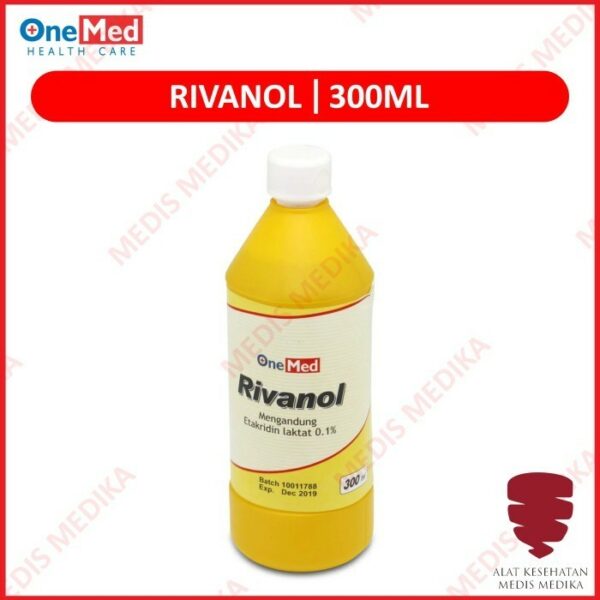 Rivanol 300ml Onemed Antiseptik Cairan Pembersih Luka Botol Isi 300cc