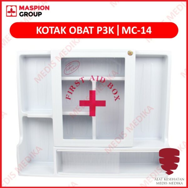 Maspion MC 14 Tempat Obat P3K Dinding First Aid Box Serbaguna MC14