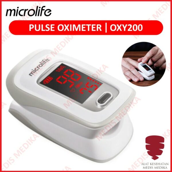 Oxymeter Microlife Oxy200 Alat Ukur Kadar Oksigen Darah Pulse Oximeter