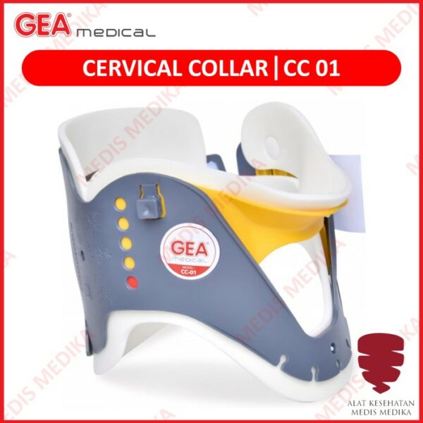 Cervical Collar Gea Neck Traction Penahan Penyangga Leher Disposable