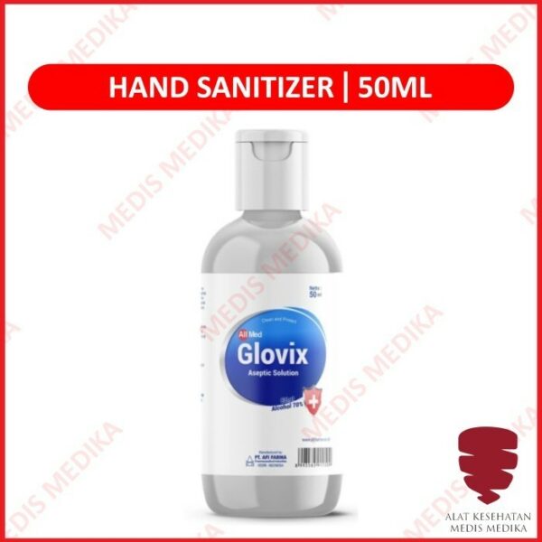 Aseptic Glovix 50 Ml Hand Sanitizer Antiseptic Pembersih Tangan Cair