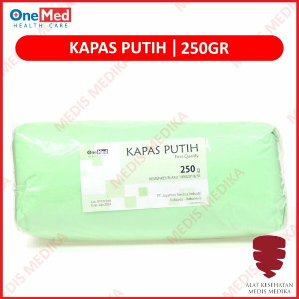 Kapas Putih 250 gram Gulung Filter Saringan Air Steril Onemed 250gr gr