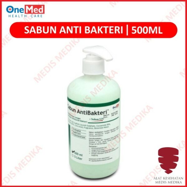 Sabun Antibakteri 500 ml Antiseptic Aseptic Pump Cuci Tangan Onemed