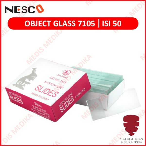 Object Glass 7105 Sail Brand Microscope Slides Mikroskop Kaca Penutup