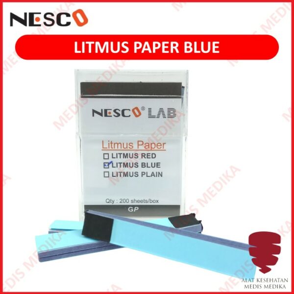 Litmus Paper Nesco Blue Kertas Lakmus Tester Test Cek pH Meter Biru