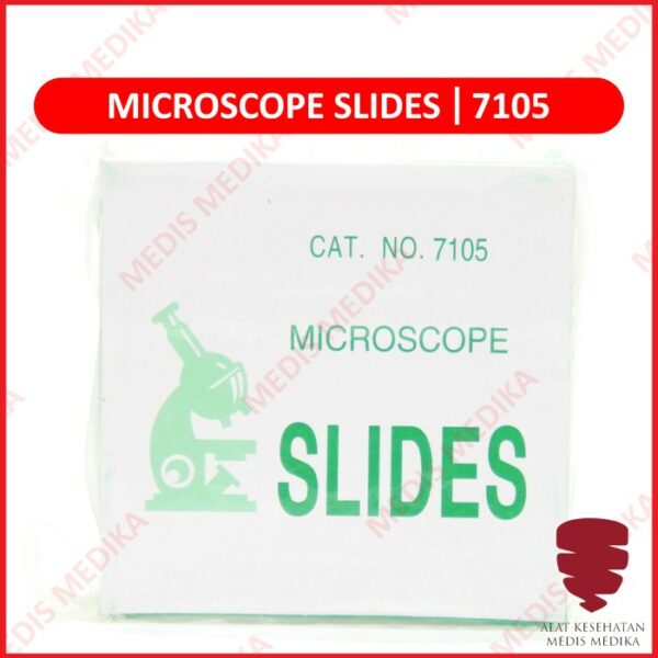 Object Glass 7105 Microscope Slides Mikroskop Kaca Penutup Preparat