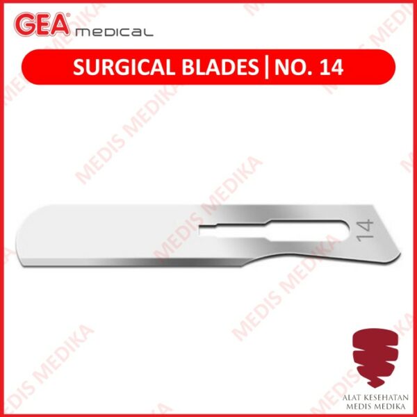 Surgical Blades No 14 Mata Pisau Bedah Grafting Bisturi Sterile GEA