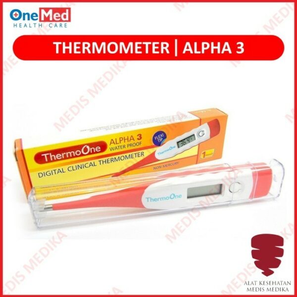 Thermometer Digital OneMed Alpha 3 Elastis Flexible ThermoOne