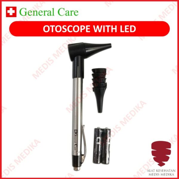 Otoscope With LED Penlight Alat Periksa THT Otoskop General Care GC