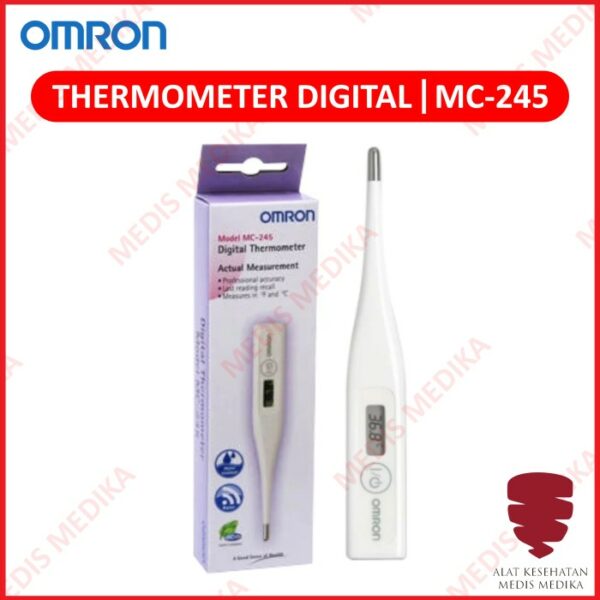 Omron MC-245 Thermometer Alat Ukur Suhu Tubuh Badan Termometer Digital