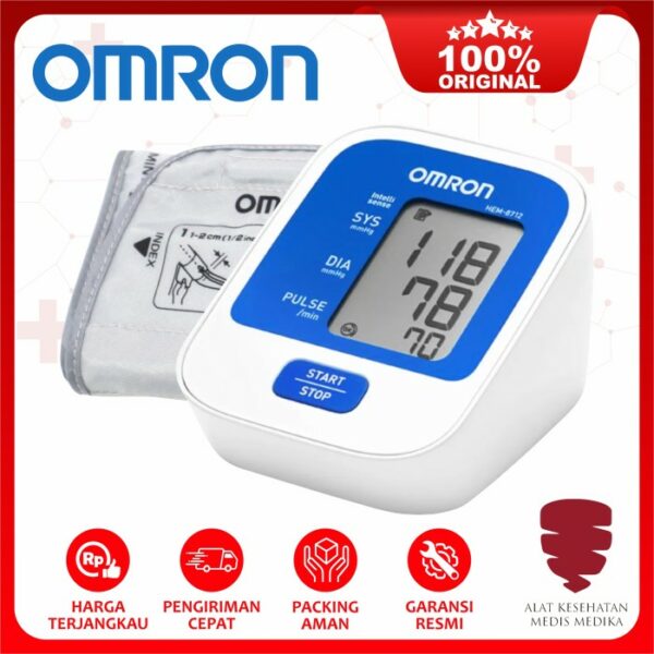 Omron HEM-8712 Blood Pressure Monitor Tensi Darah Tensimeter Digital
