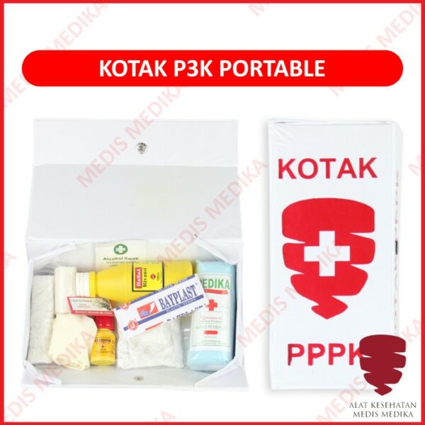 Kotak P3K Mobil Tempat Penyimpanan Obat Medis Pouch Travel First Aid