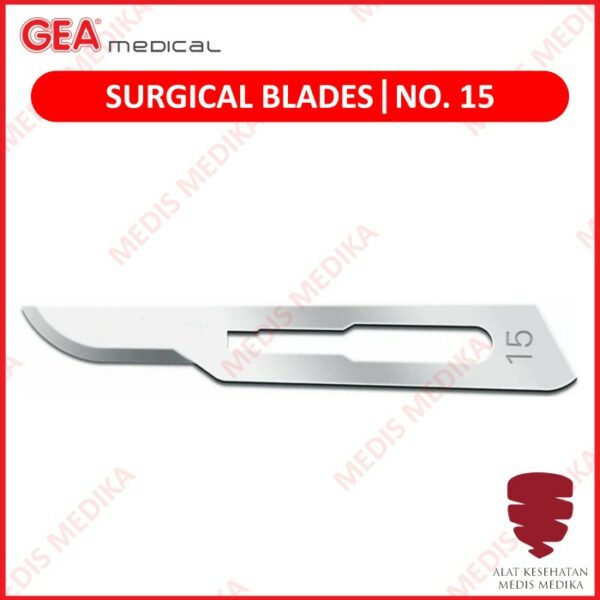 Surgical Blades No.15 Mata Pisau Bedah Operasi Knife Bisturi Isi 100pc