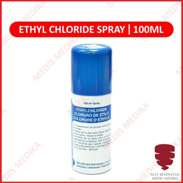 Ethyl Chloride Spray 100 ml Pereda Sakit Chlor Klor Etil Ethylchloride