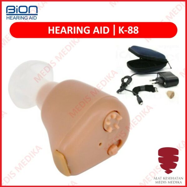 Hearing Aid K-88 Mini ITE Alat Bantu Dengar Pendengaran Kecil K88