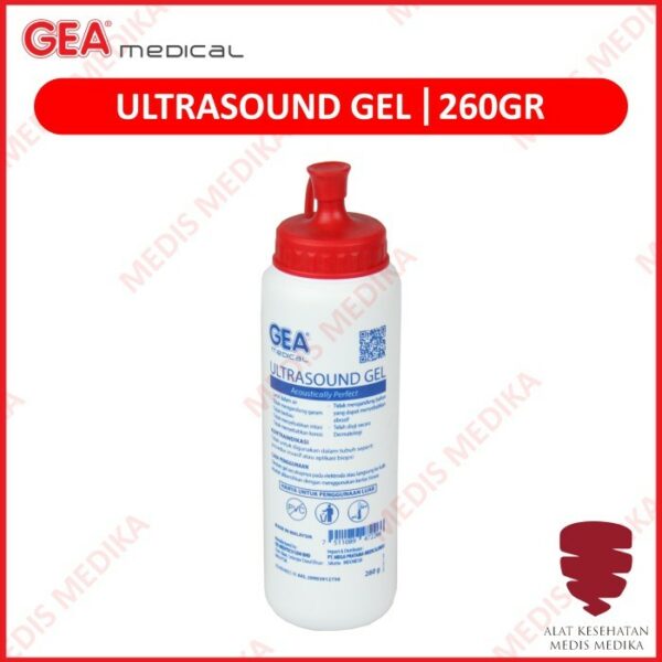 USG Gel Ultrasound Gel 260 Gram Jelly Aquasonic Doppler Dopler GEA