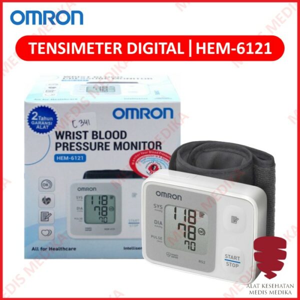 Tensimeter Digital Omron HEM 6121 Alat Ukur Tensi Tekanan Darah