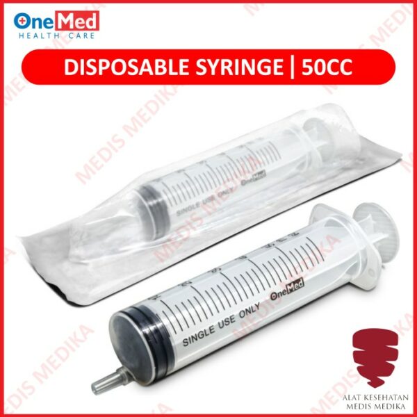 Syringe Spuit Spet 50 ml cc Teknik Tanpa Jarum Takaran Nutrisi Onemed
