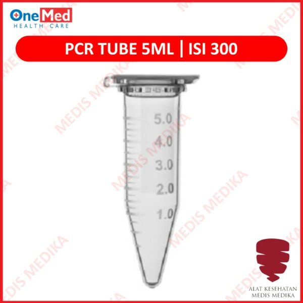 PCR Tube 5ml Cup Sample 5 ml Tabung Eppendorf Microcentrifuge Plastik