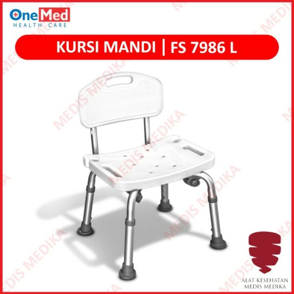 Kursi Mandi FS7986L Onemed Meja Bangku Pasien Bath Bench Shower Chair