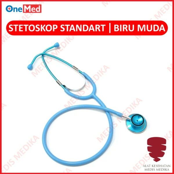 Stethoscope Standard Warna Biru Tua OneMed Stetoskop Ekonomis