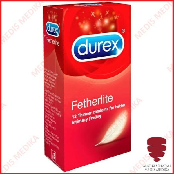 Durex Fetherlite isi 12 Kondom Featherlite Alat Kontrasepsi KB Sehat