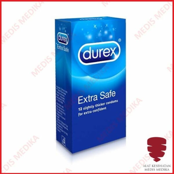 Durex Extra Safe isi 12 Kondom Alat Kontrasepsi Sehat KB Pria Wanita