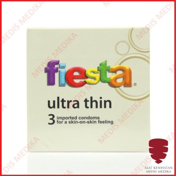 Fiesta Ultra Thin Isi 3 Kondom Alat Kontrasepsi KB Pria Wanita Sehat