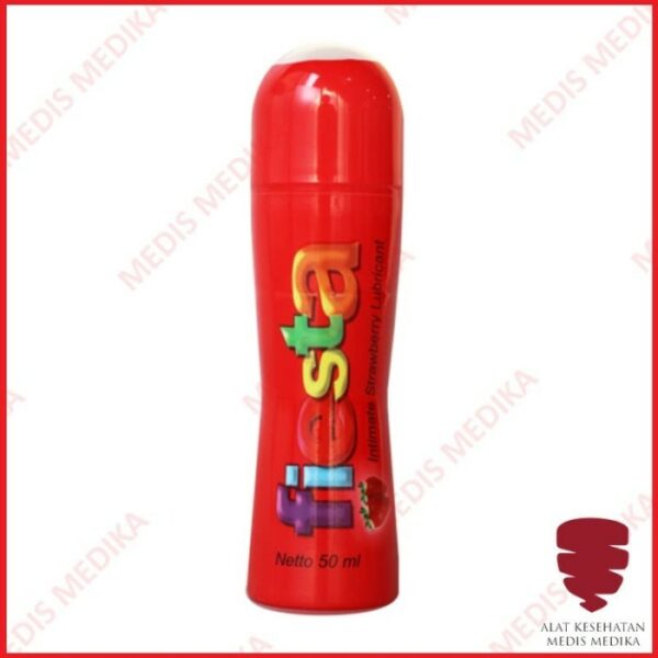 Fiesta Intimate Strawberry Lubricant 50 ml Kondom Gel Pelumas Pelicin