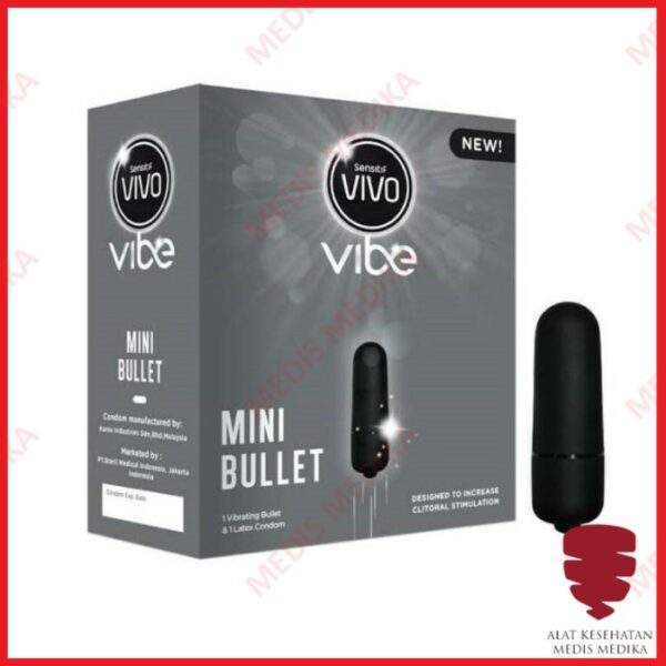Sensitif Vivo Vibe Alat Kontrasepsi Getar Mini Bullet Vibrator Kondom