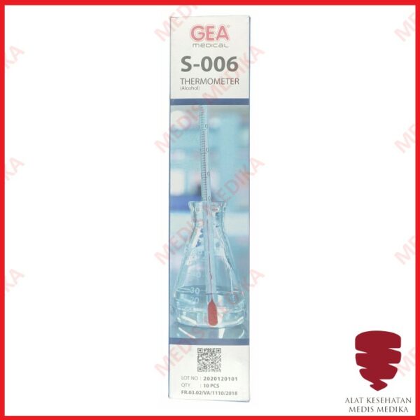 Thermometer Alcohol -10 / 150 Alat ukur Temperatur Suhu S-006 GEA