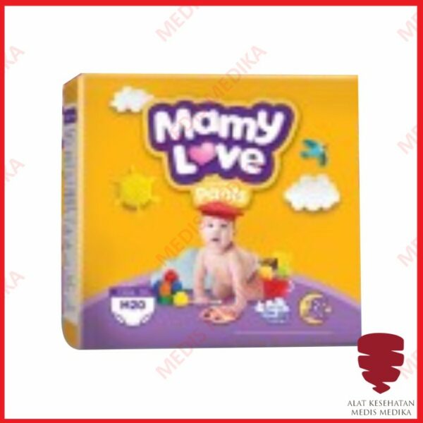 Mamy Love Pants Diapers M20 Popok Tipe Celana Bayi Balita P3K M 20