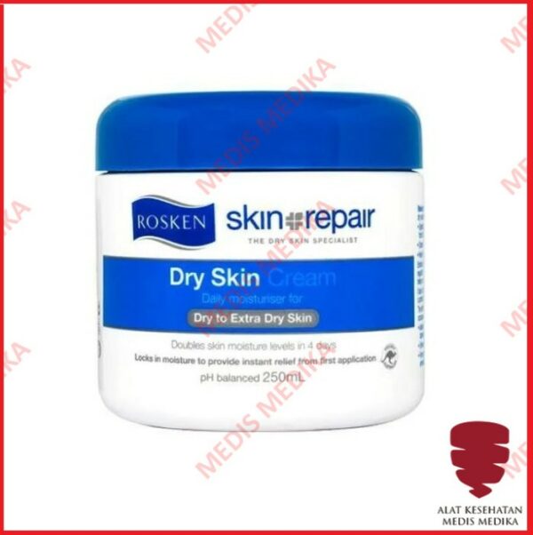 Rosken Dry Skin Cream 250 ml Skin Repair Body Lotion Perawatan Kulit