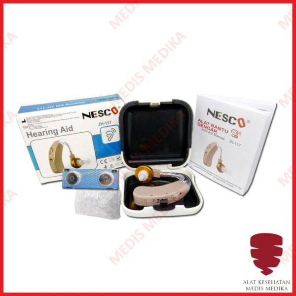 Nesco Hearing Aid JH-117 Alat Bantu dengar Orang Tua Manula Amplifier