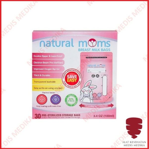 Natural Moms Kantong Asi 100ml Breastmilk Storage Bags Breast Milk