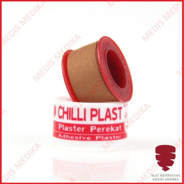 Adhesive Plaster Rol Chilli Plast Ukuran 12,5 mm x 1 m Perekat Gulung