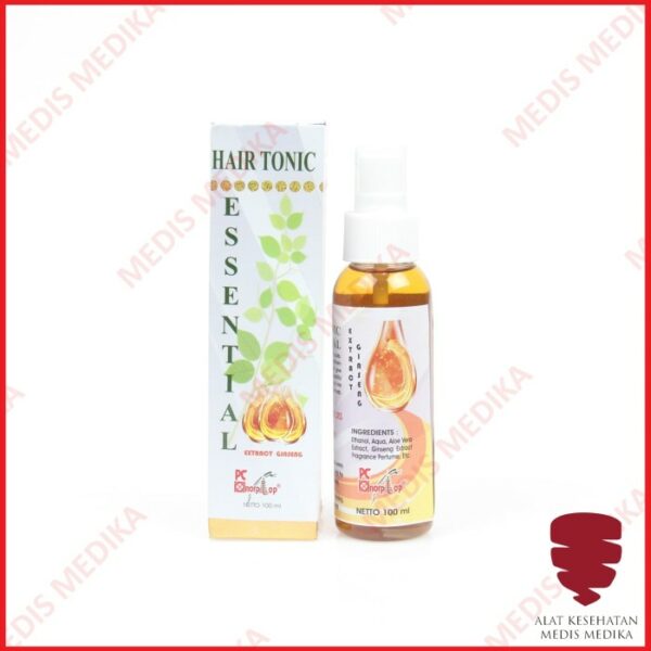 Hair Tonic Essential White 100 ml Extract Ginseng Spray Rambut Putih