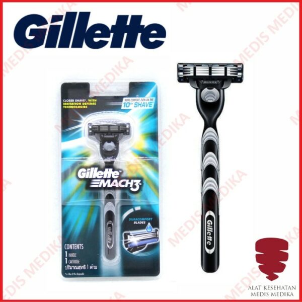 Gillette Mach3 Pisau Alat Cukur Pencukur Kumis Jenggot Gilet Mach 3