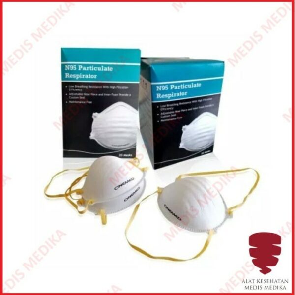 Masker N95 Onemed Particulate Respirator Anti Debu Virus Disposable