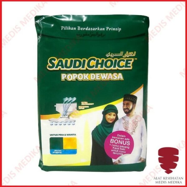 Saudi Choice Adult Diapers Popok Dewasa Manula Ukuran XL Isi 6