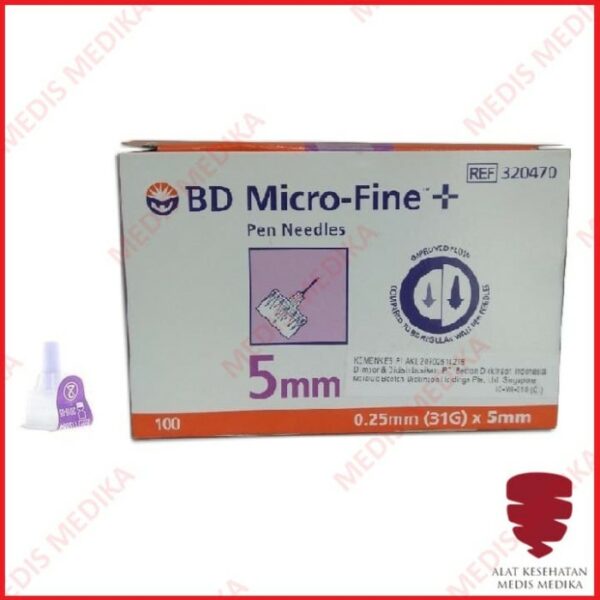 Jarum Insulin BD Micro Fine Pen Needles Needle Micro Mikro Fine 5 mm