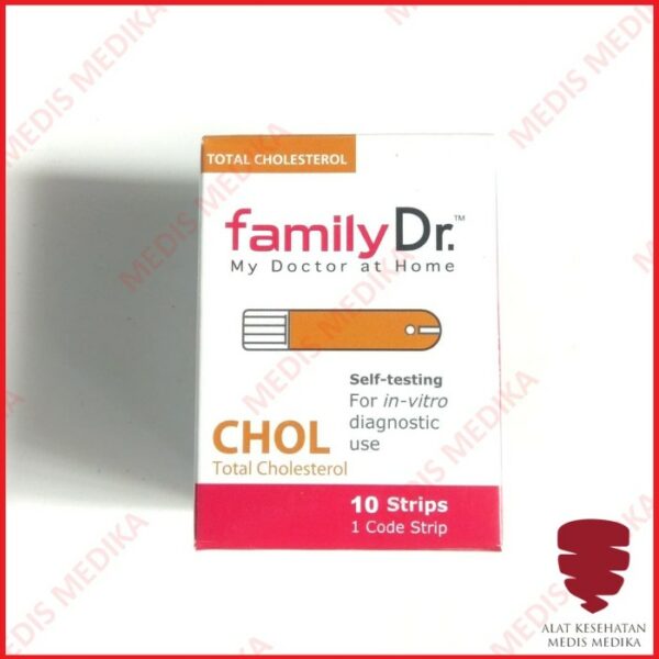 Family Dr Cholestrol Test Strip Kolestrol Refill Isi 10 Chol FamilyDr