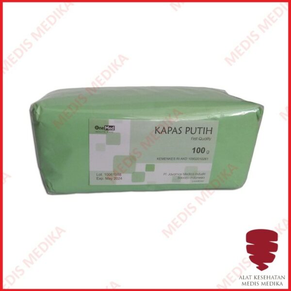 Kapas Putih 100 gram Gulung Filter Saringan Air Steril Onemed 100gr gr