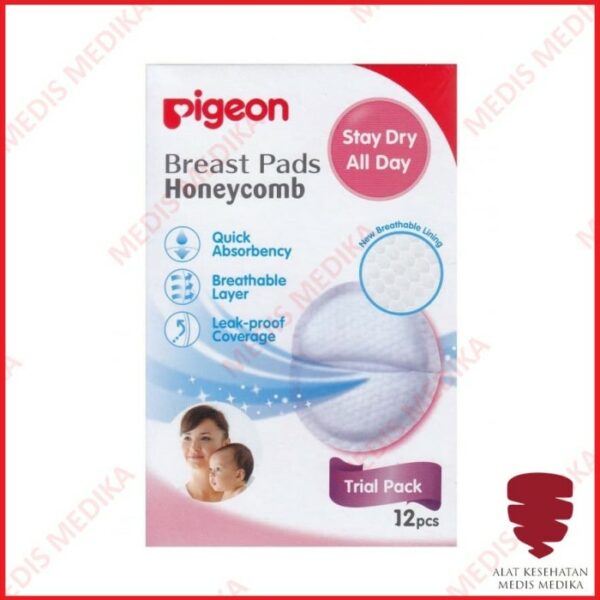 Pigeon Breast Pad Alas Penyerap Serap Asi Breastpad Honeycomb Isi 12