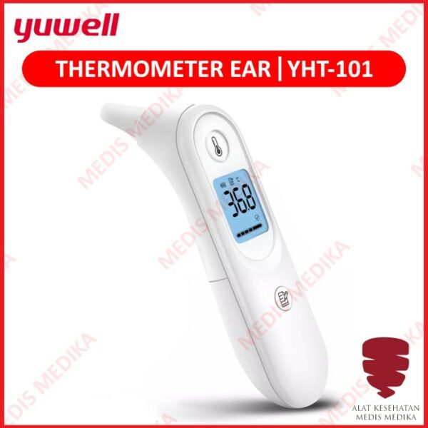 Thermometer Ear Yuwell YHT 101 Pengukur Cek Suhu Termometer Telinga