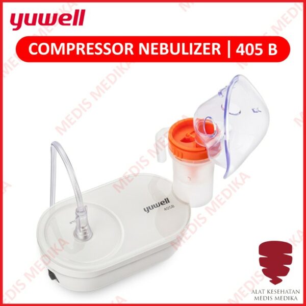 Air Compressor Nebulizer Yuwell 405 B Alat Uap Terapi Pilek Pernafasan