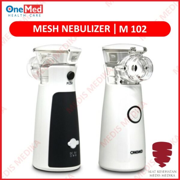 Mesh Nebulizer Onemed M 102 Alat Uap Bantu Pernafasan Asma Portable
