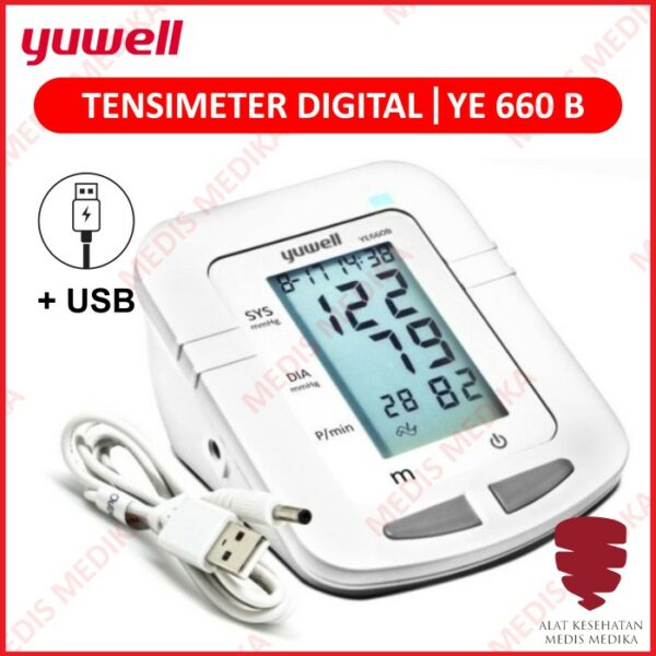 Tensimeter Digital Yuwell YE660B USB Cable Alat Ukur Cek Tekanan Darah