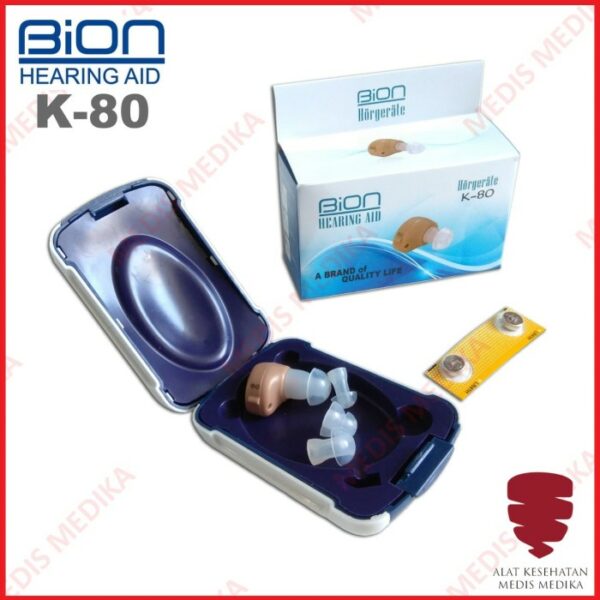 Hearing Aid K-80 Alat Bantu Dengar Pendengaran ITE Kecil K80